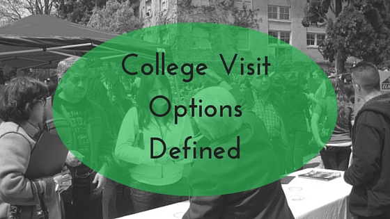 College visit options defined