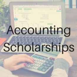 Scholarships for students studying Accounting or Finance.