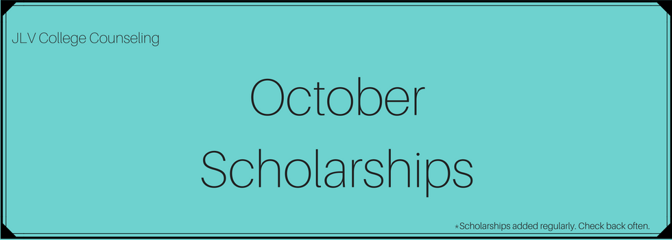 October Scholarships