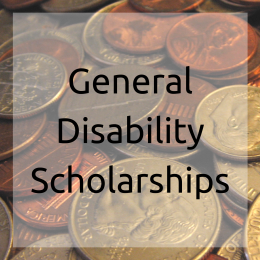 Scholarships open to students with disabilities