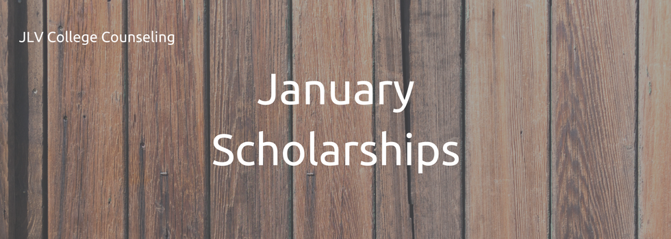 January Scholarships