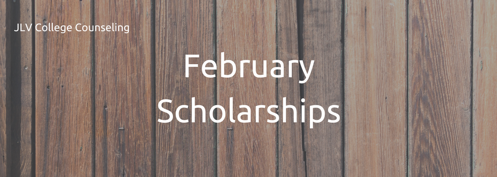 February Scholarships