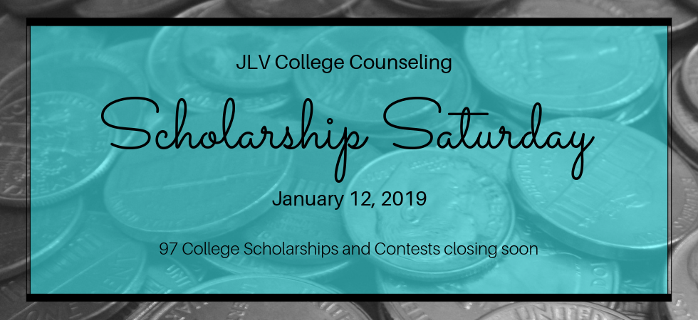 Scholarship Saturday – January 12, 2019