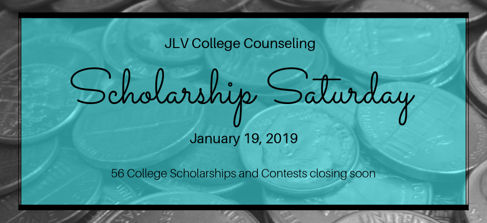 Scholarship Saturday – January 19, 2019
