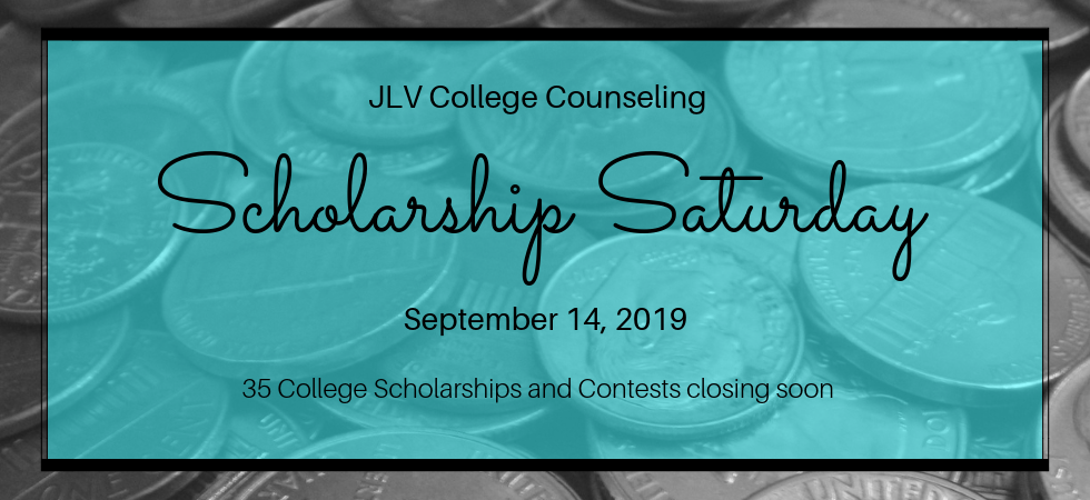 Scholarship Saturday – September 14, 2019